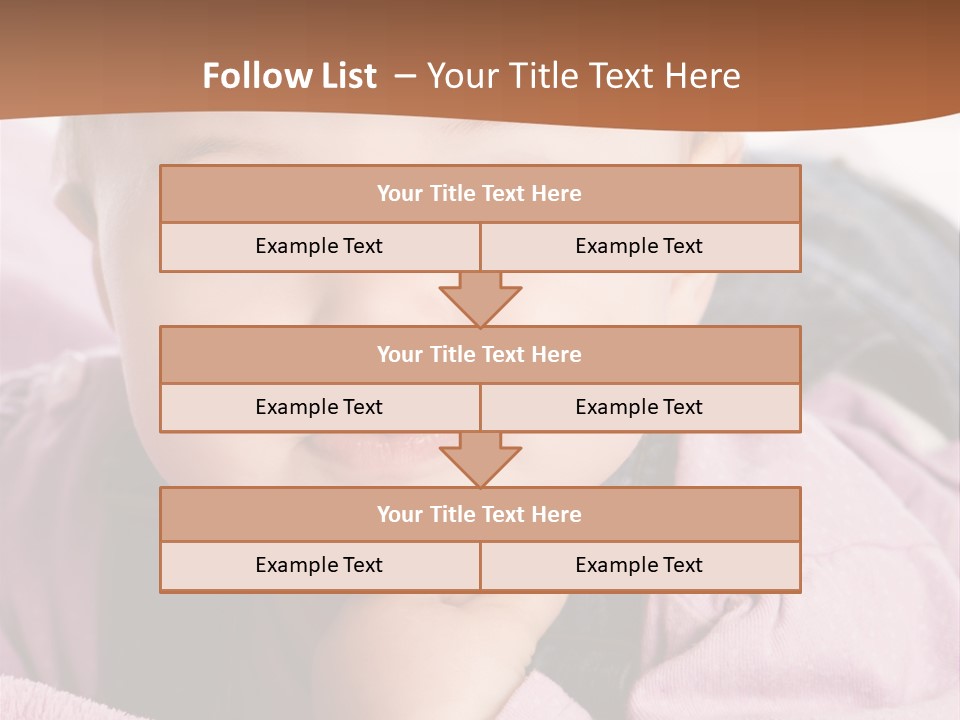 Isoliert Little Krabbelt PowerPoint Template