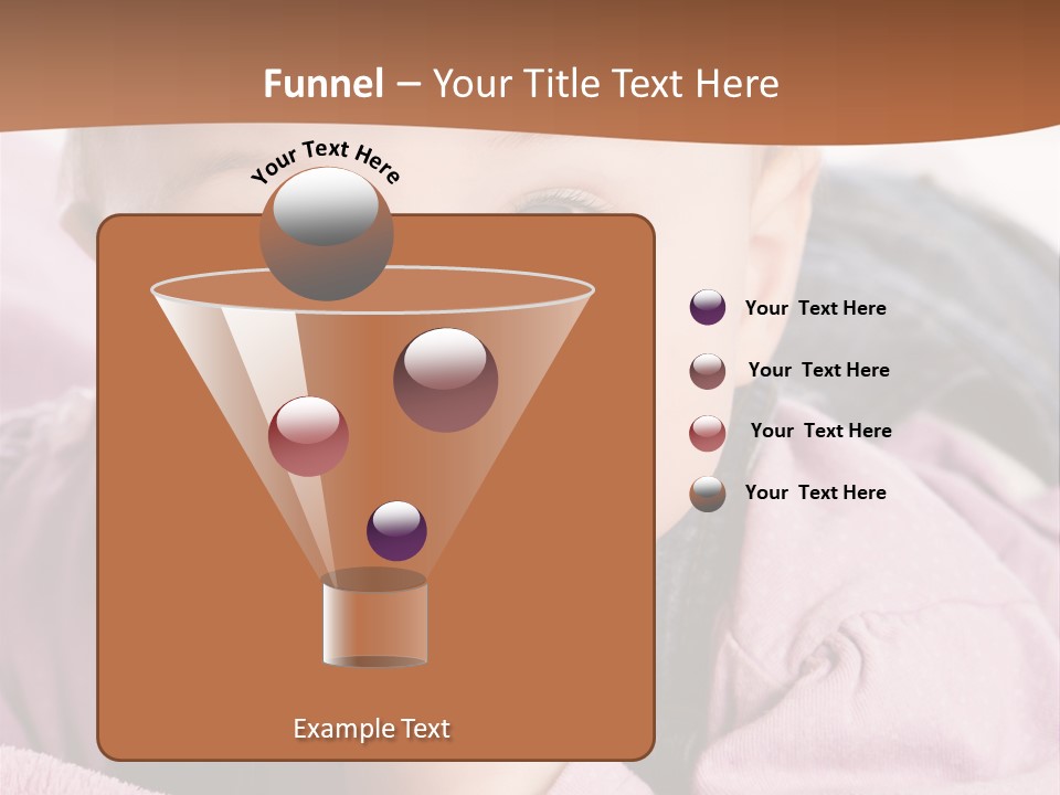 Isoliert Little Krabbelt PowerPoint Template