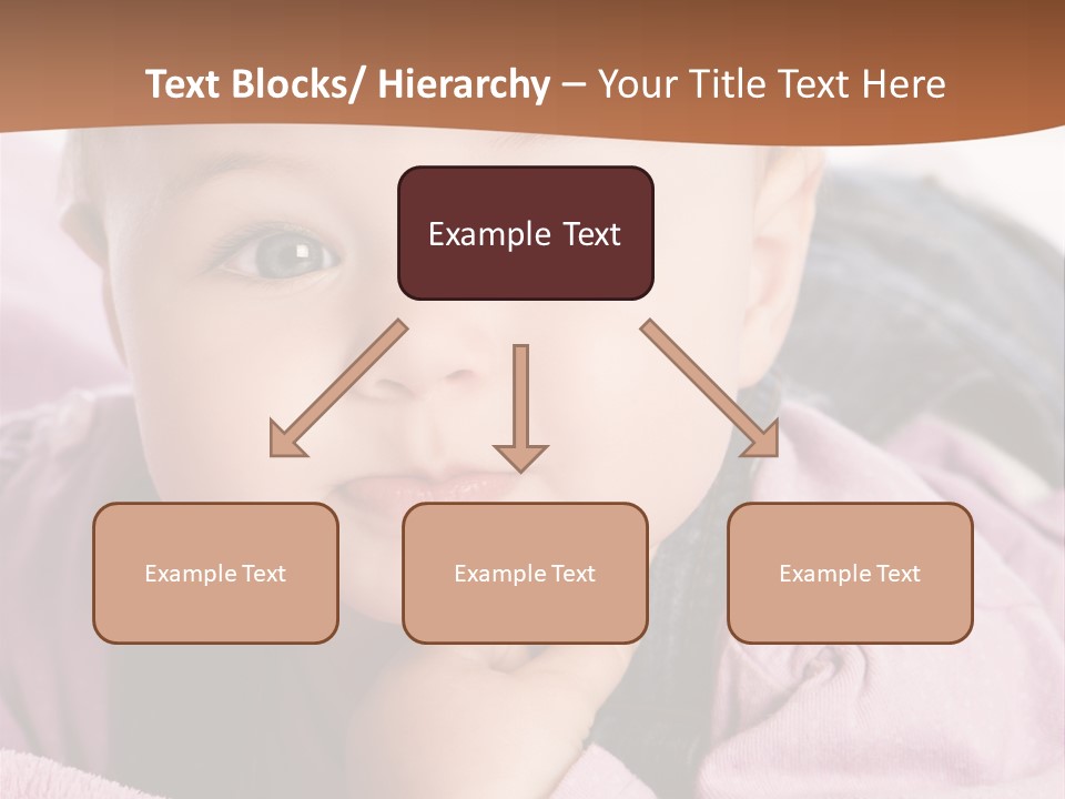 Isoliert Little Krabbelt PowerPoint Template