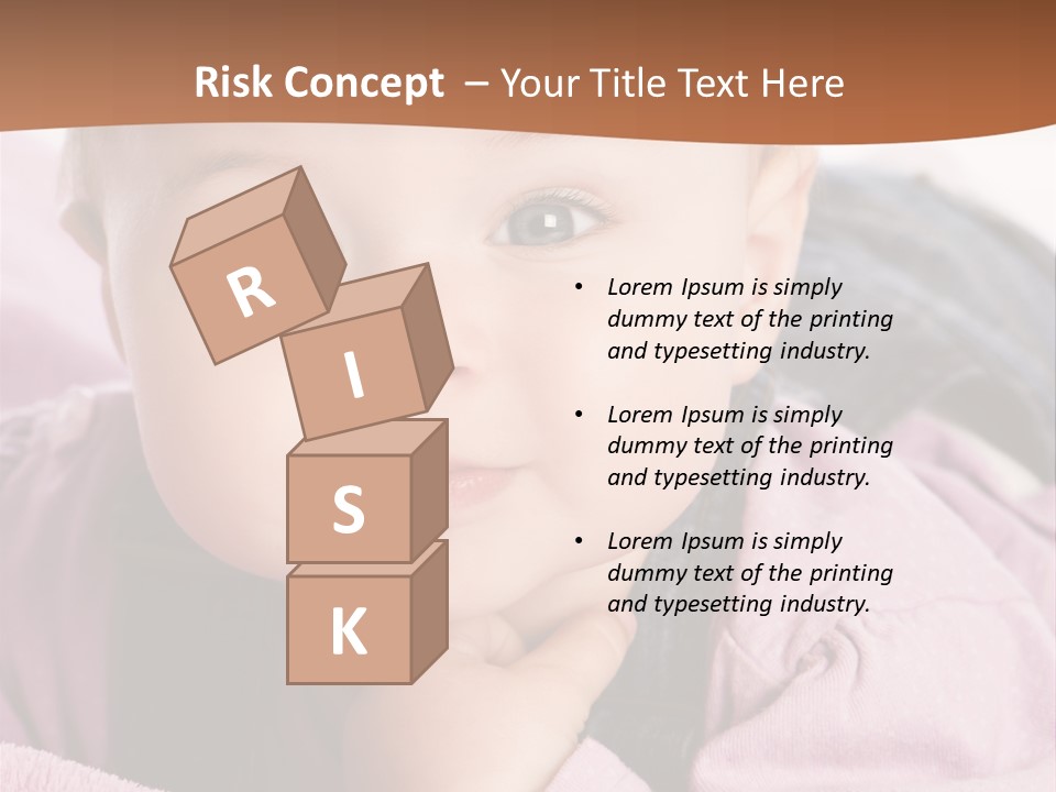 Isoliert Little Krabbelt PowerPoint Template