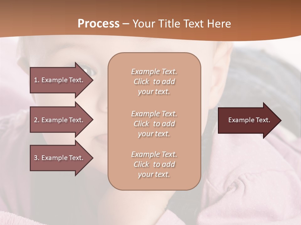 Isoliert Little Krabbelt PowerPoint Template