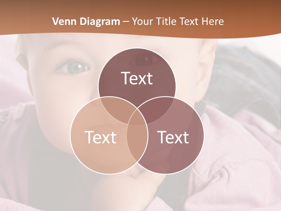 Isoliert Little Krabbelt PowerPoint Template