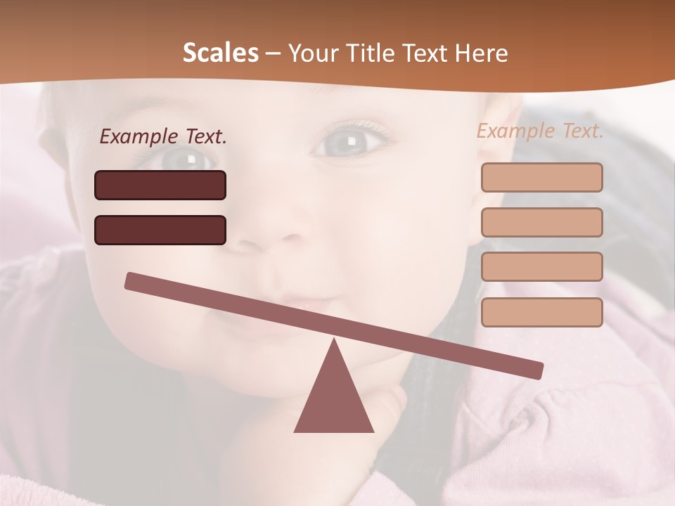 Isoliert Little Krabbelt PowerPoint Template