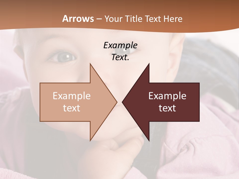 Isoliert Little Krabbelt PowerPoint Template