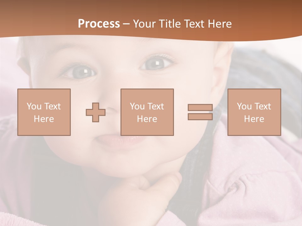 Isoliert Little Krabbelt PowerPoint Template