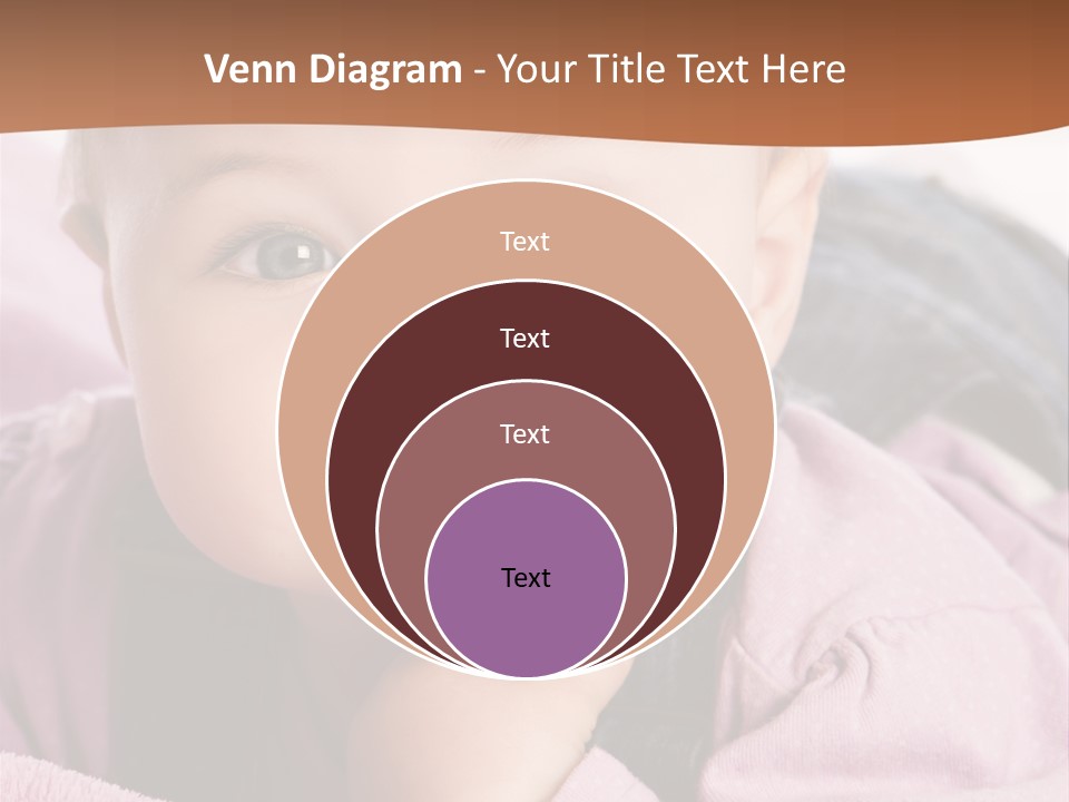 Isoliert Little Krabbelt PowerPoint Template