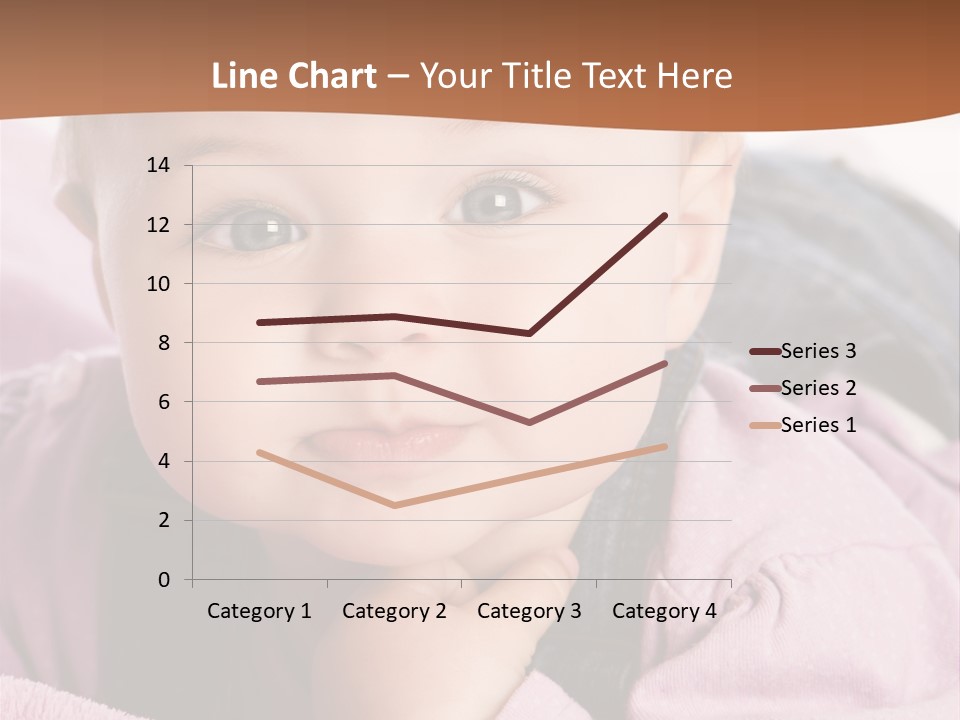 Isoliert Little Krabbelt PowerPoint Template
