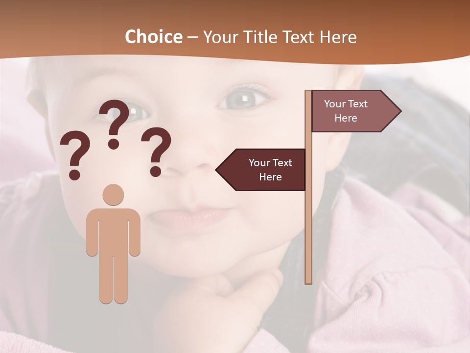 Isoliert Little Krabbelt PowerPoint Template