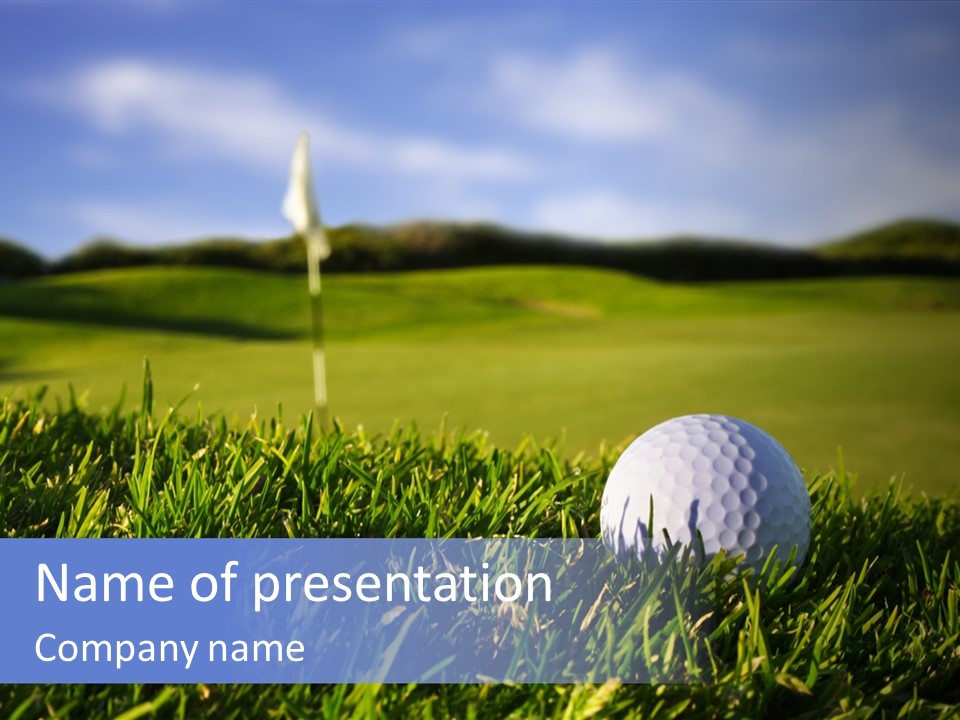 Course Grass Sport PowerPoint Template