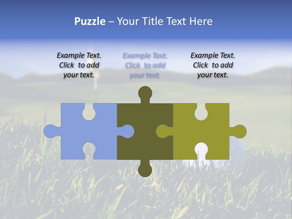 Course Grass Sport PowerPoint Template