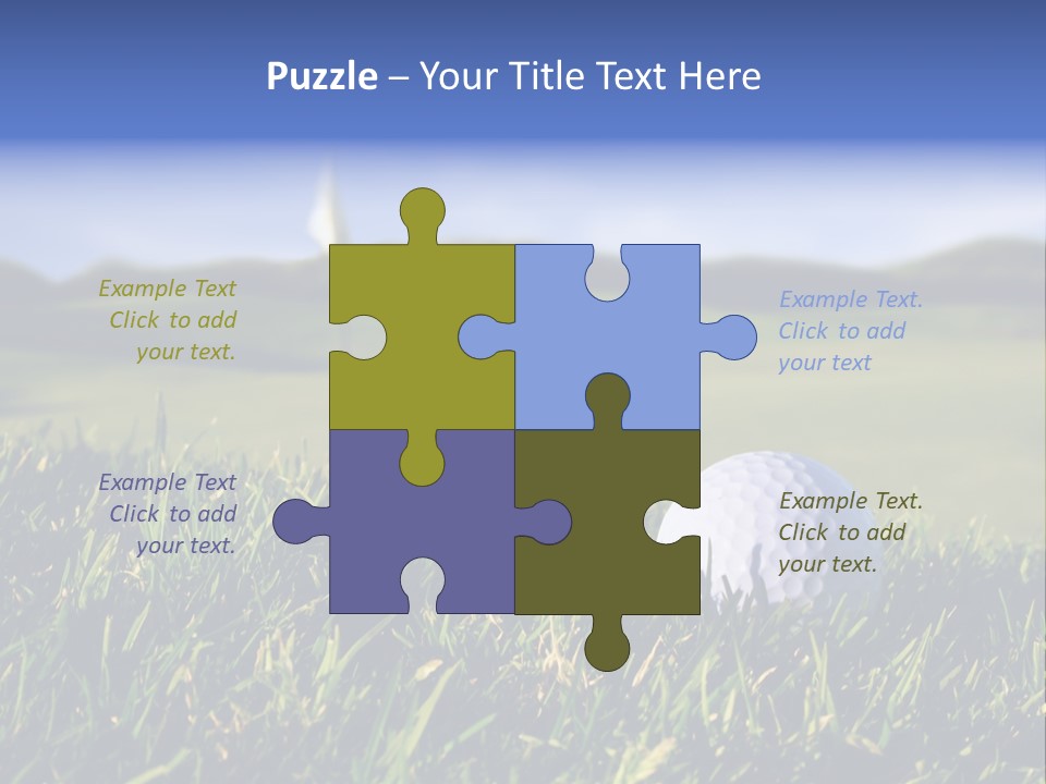 Course Grass Sport PowerPoint Template