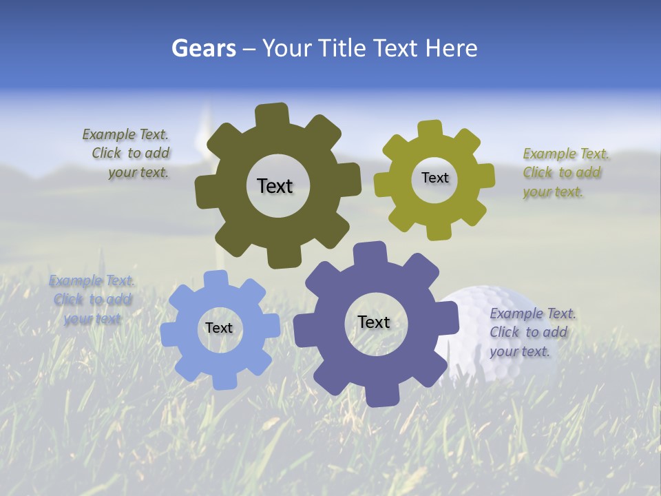 Course Grass Sport PowerPoint Template