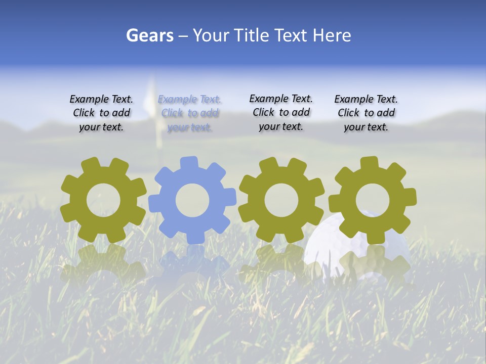 Course Grass Sport PowerPoint Template