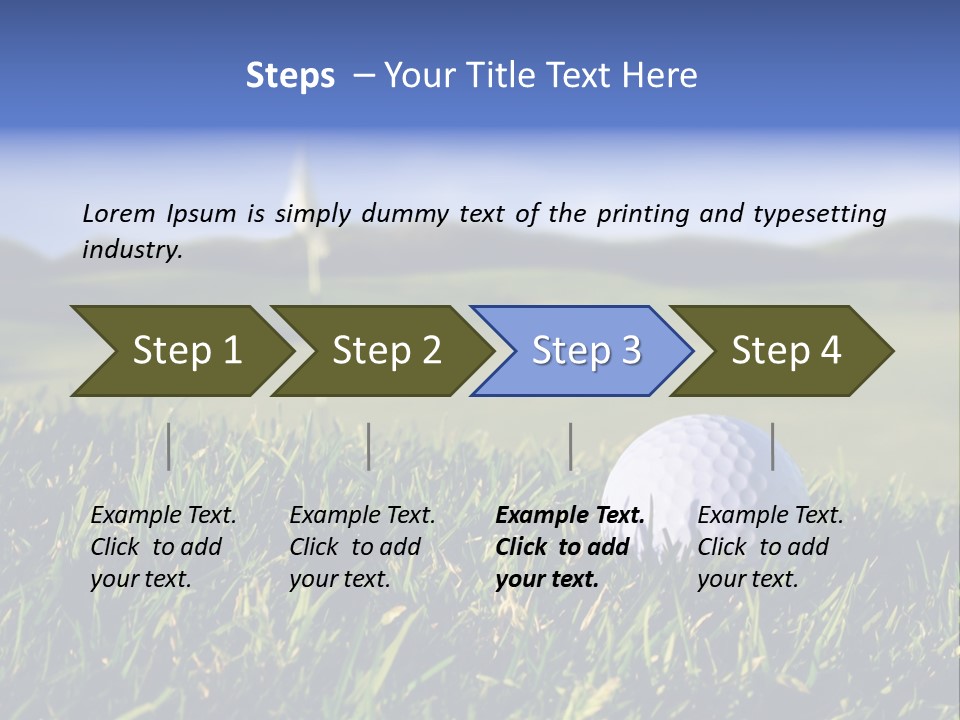 Course Grass Sport PowerPoint Template