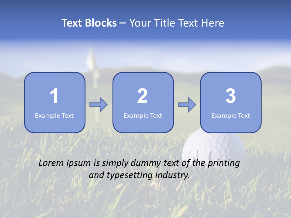 Course Grass Sport PowerPoint Template