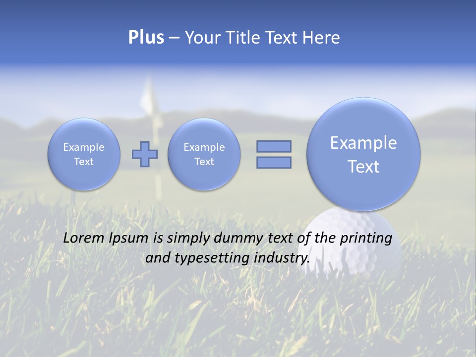 Course Grass Sport PowerPoint Template