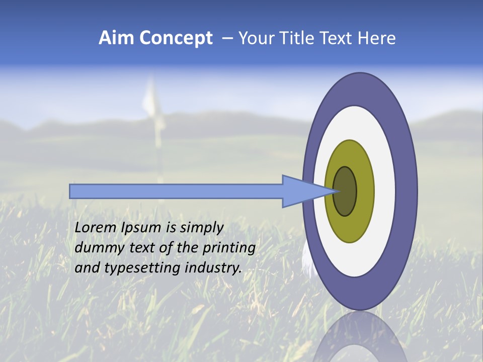 Course Grass Sport PowerPoint Template