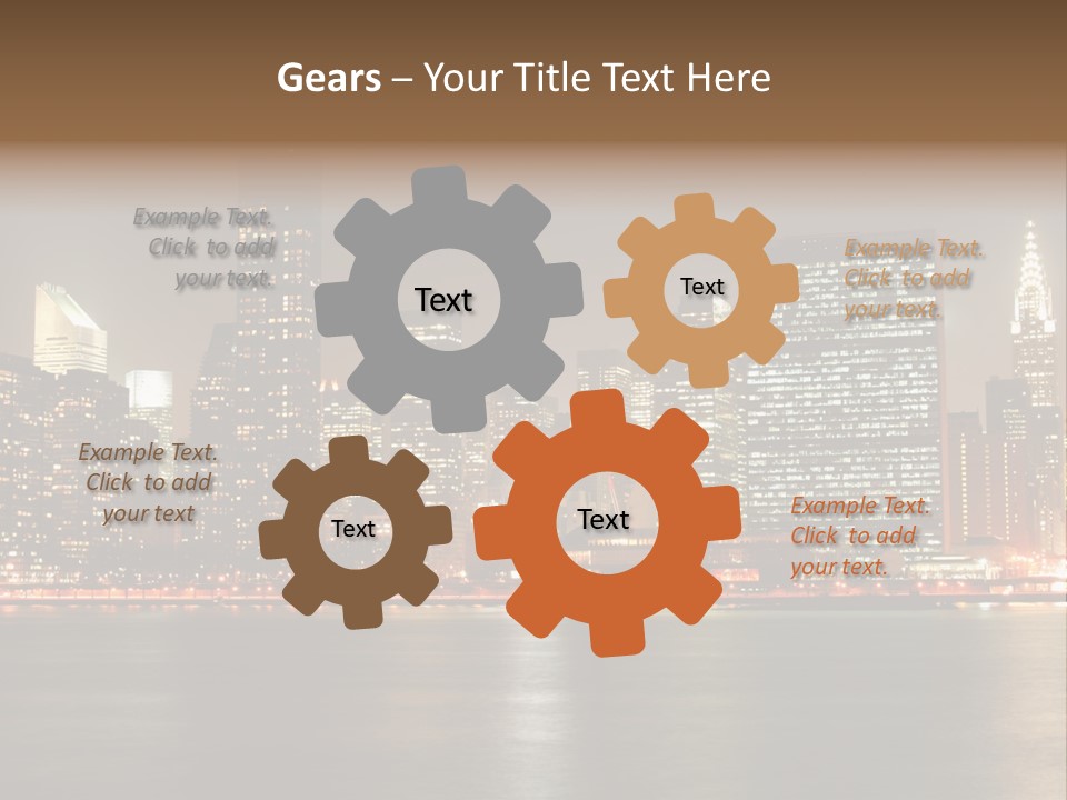 Elements Empire Lower PowerPoint Template