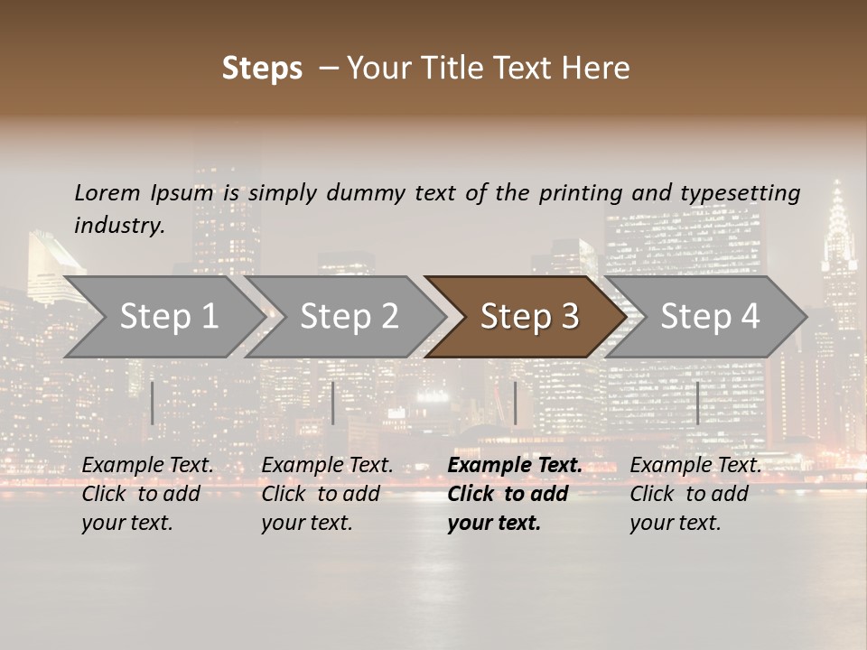 Elements Empire Lower PowerPoint Template
