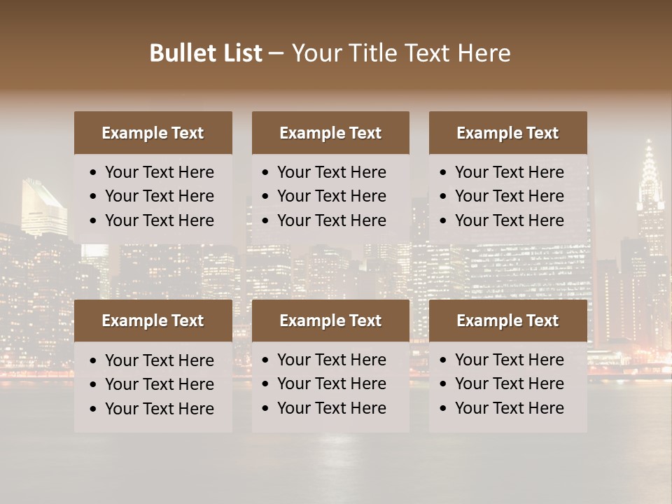 Elements Empire Lower PowerPoint Template