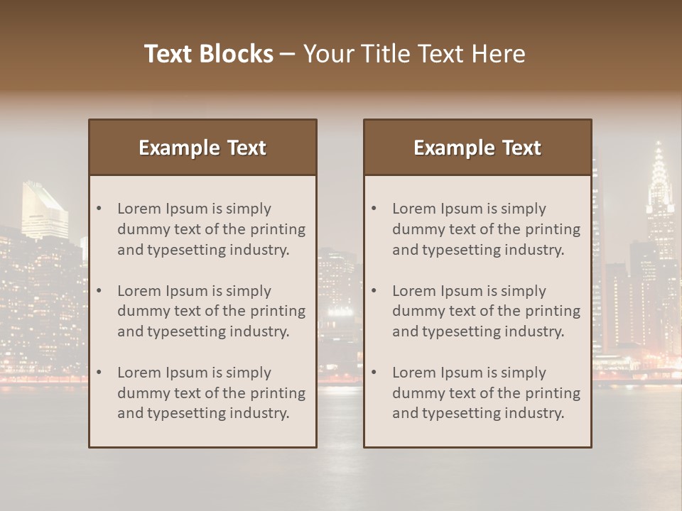 Elements Empire Lower PowerPoint Template
