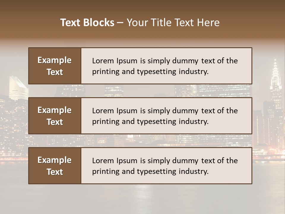 Elements Empire Lower PowerPoint Template