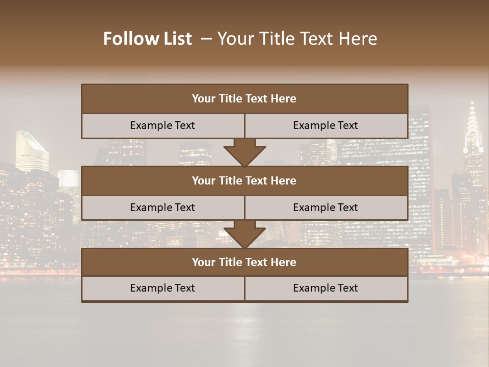 Elements Empire Lower PowerPoint Template