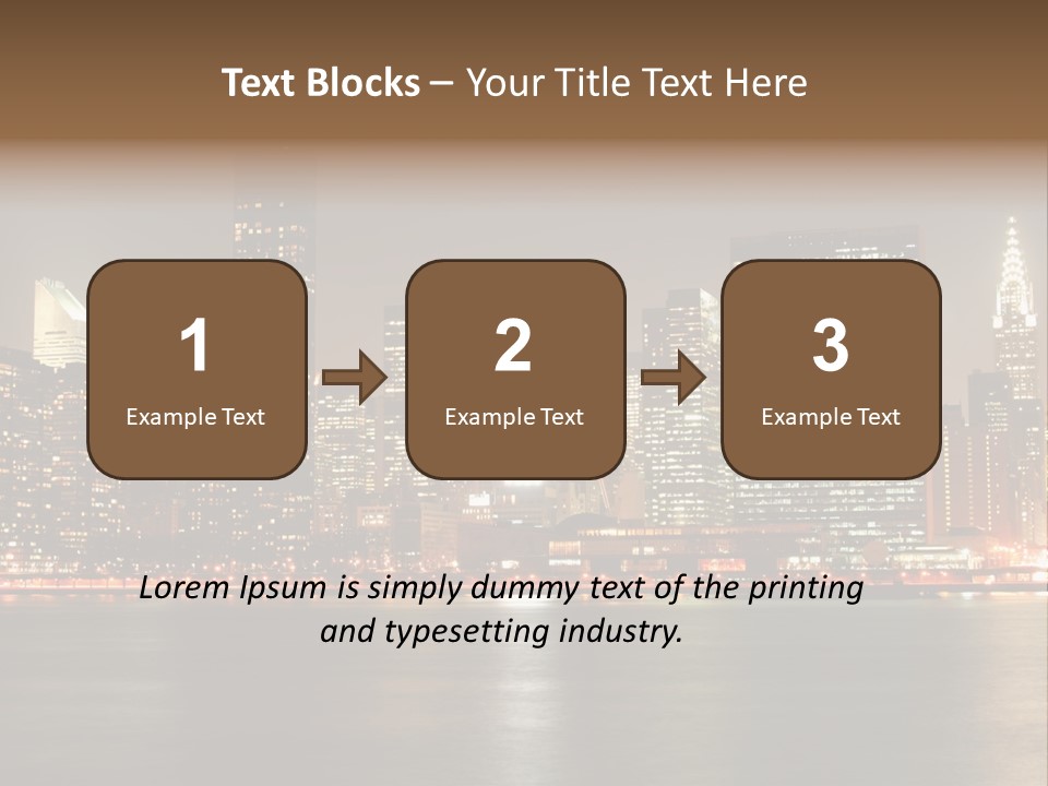 Elements Empire Lower PowerPoint Template