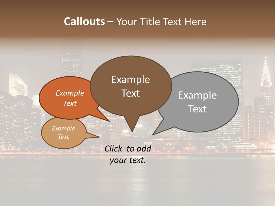 Elements Empire Lower PowerPoint Template