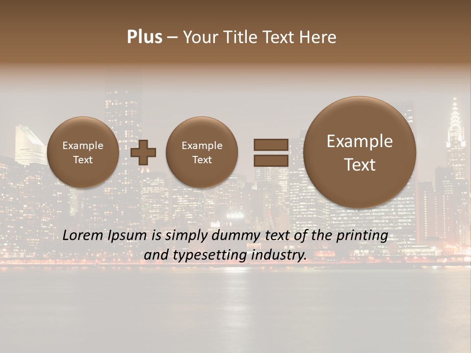 Elements Empire Lower PowerPoint Template