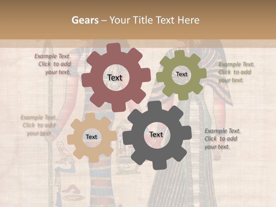 God Sign Talisman PowerPoint Template