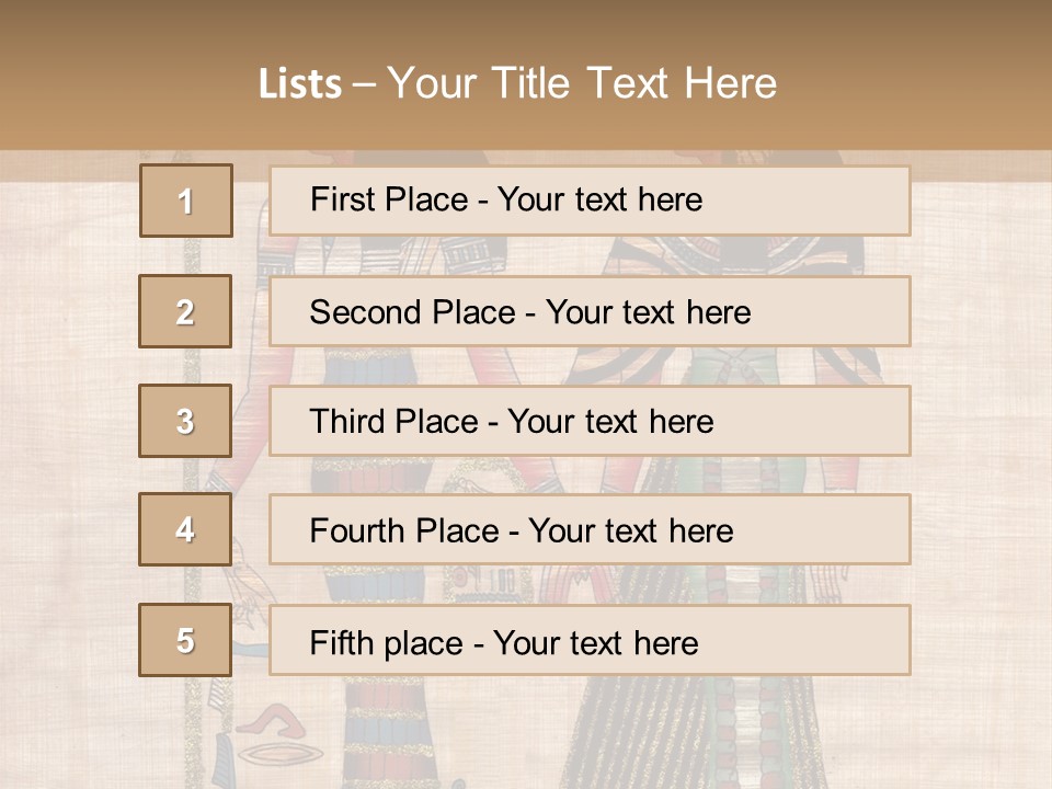 God Sign Talisman PowerPoint Template