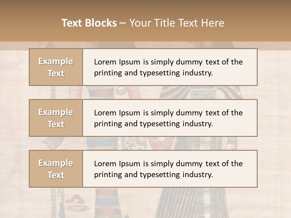 God Sign Talisman PowerPoint Template