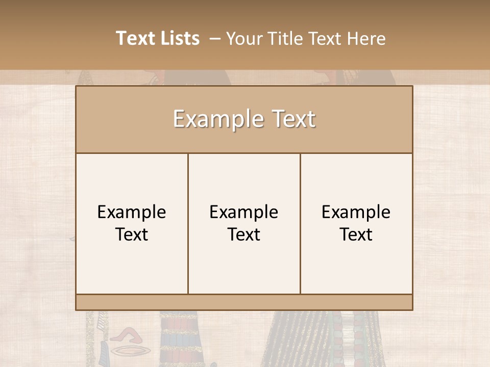 God Sign Talisman PowerPoint Template