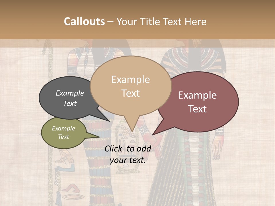 God Sign Talisman PowerPoint Template
