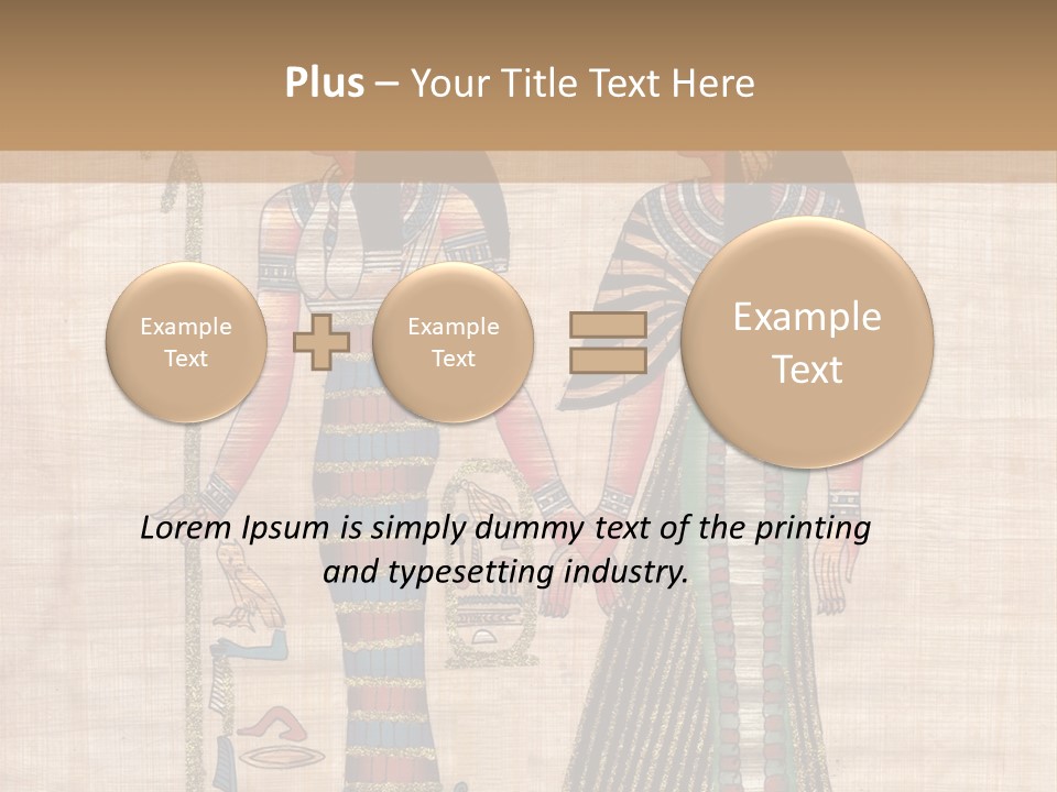 God Sign Talisman PowerPoint Template