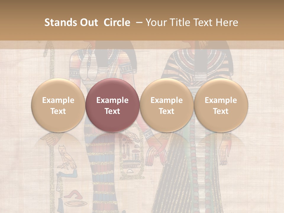 God Sign Talisman PowerPoint Template