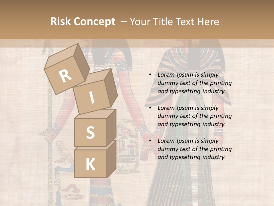 God Sign Talisman PowerPoint Template