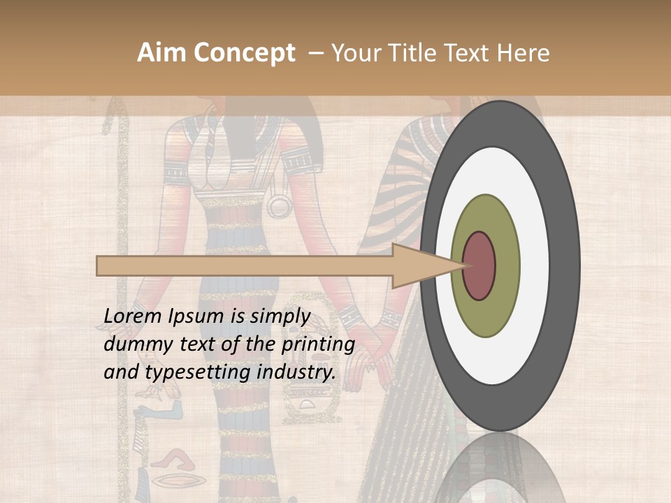 God Sign Talisman PowerPoint Template