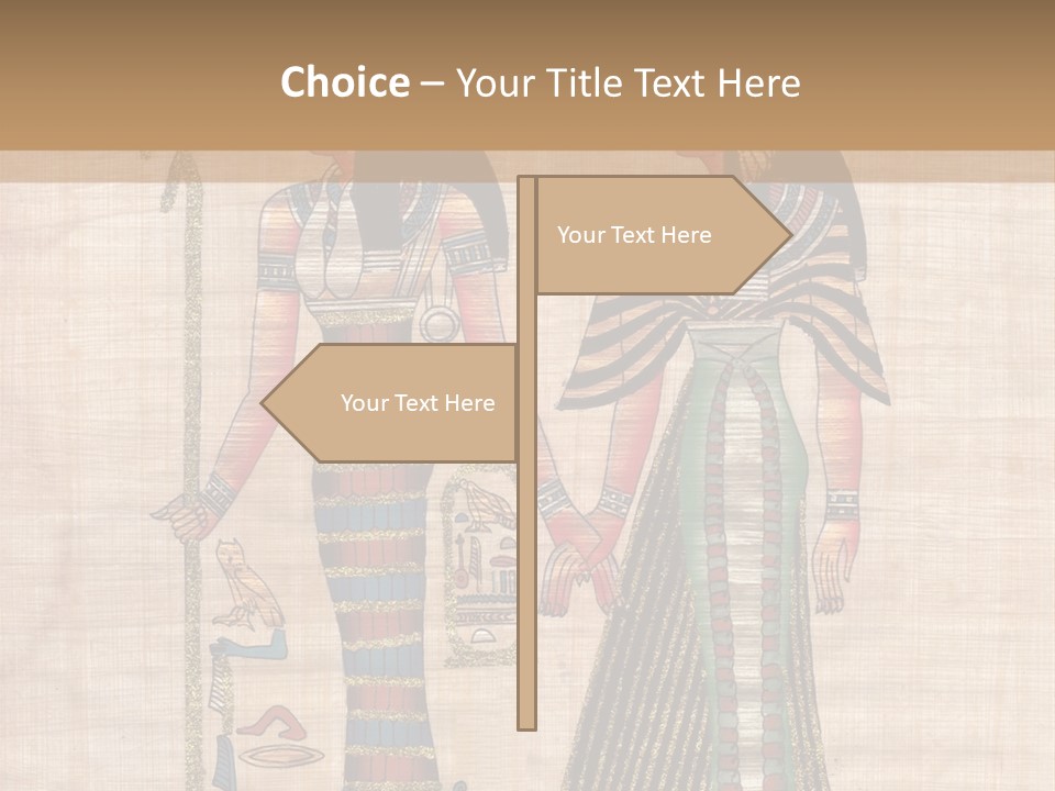 God Sign Talisman PowerPoint Template