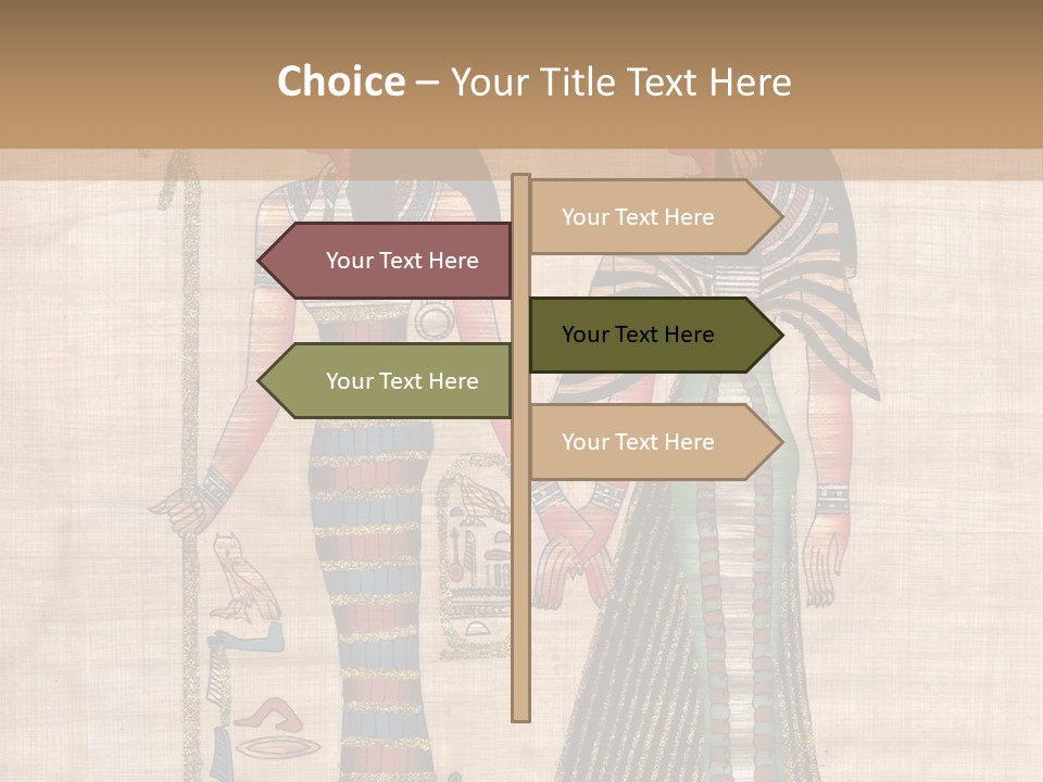 God Sign Talisman PowerPoint Template