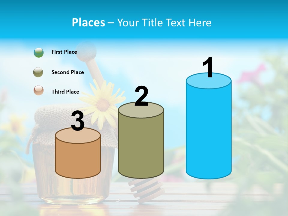 Orange Pollen Background PowerPoint Template