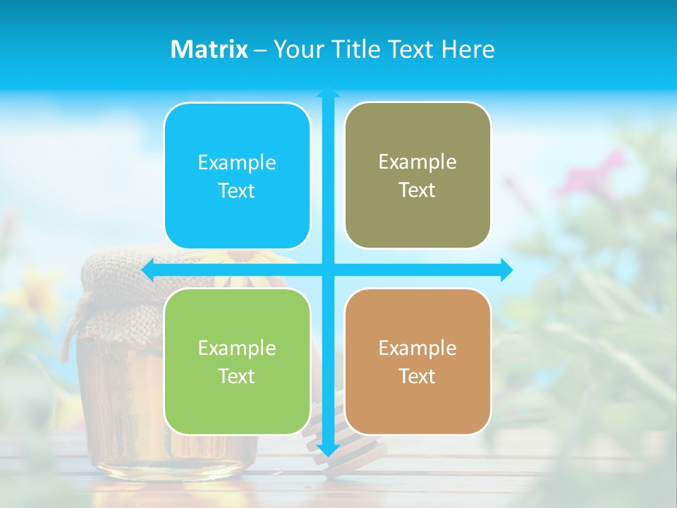 Orange Pollen Background PowerPoint Template