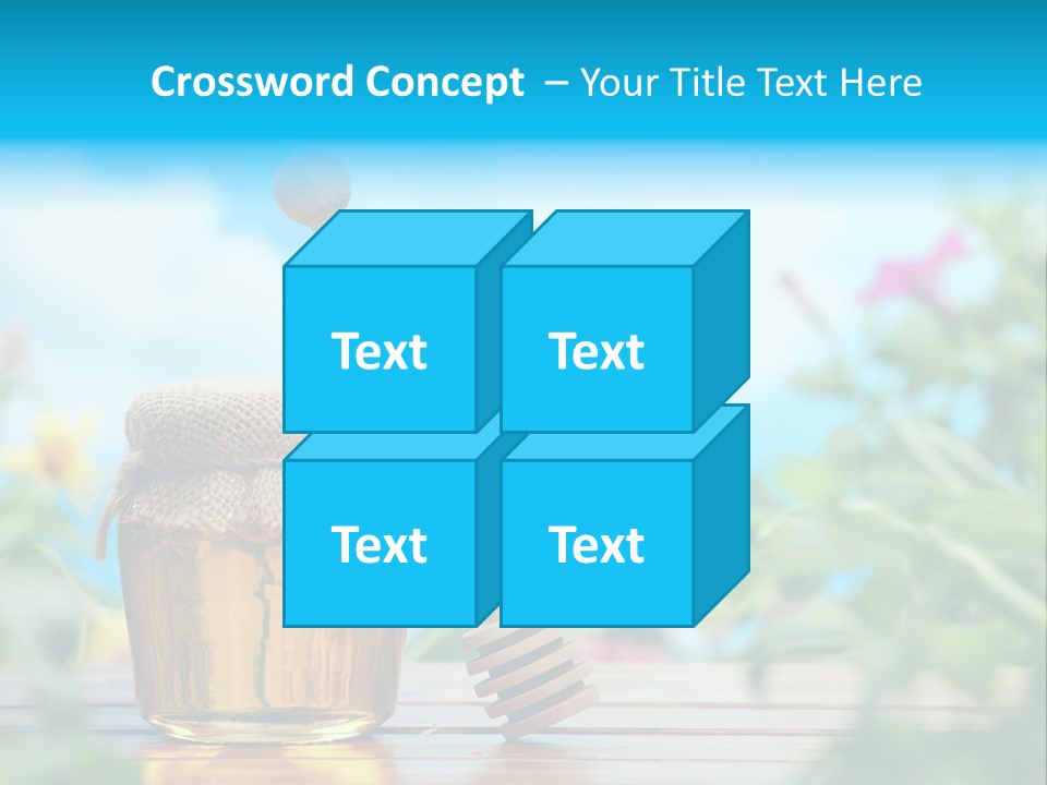 Orange Pollen Background PowerPoint Template