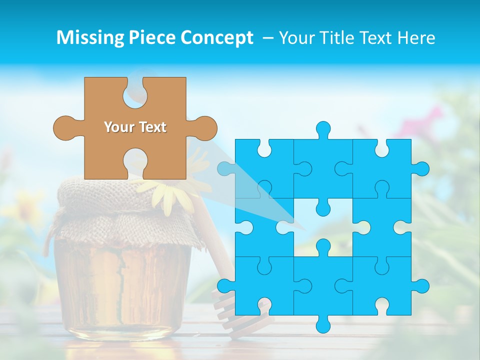 Orange Pollen Background PowerPoint Template