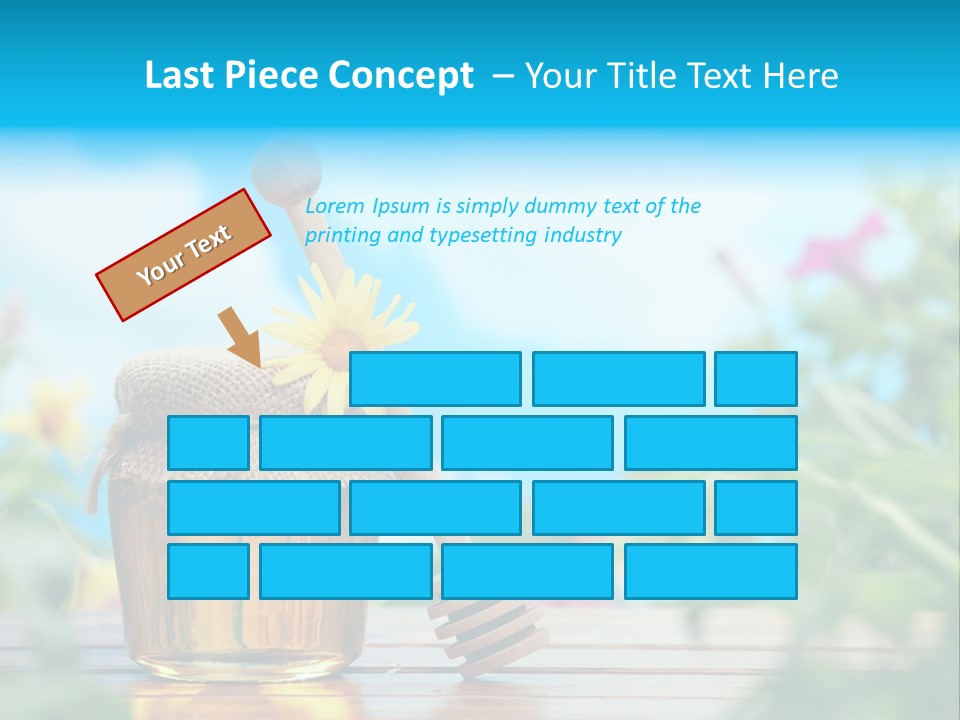 Orange Pollen Background PowerPoint Template