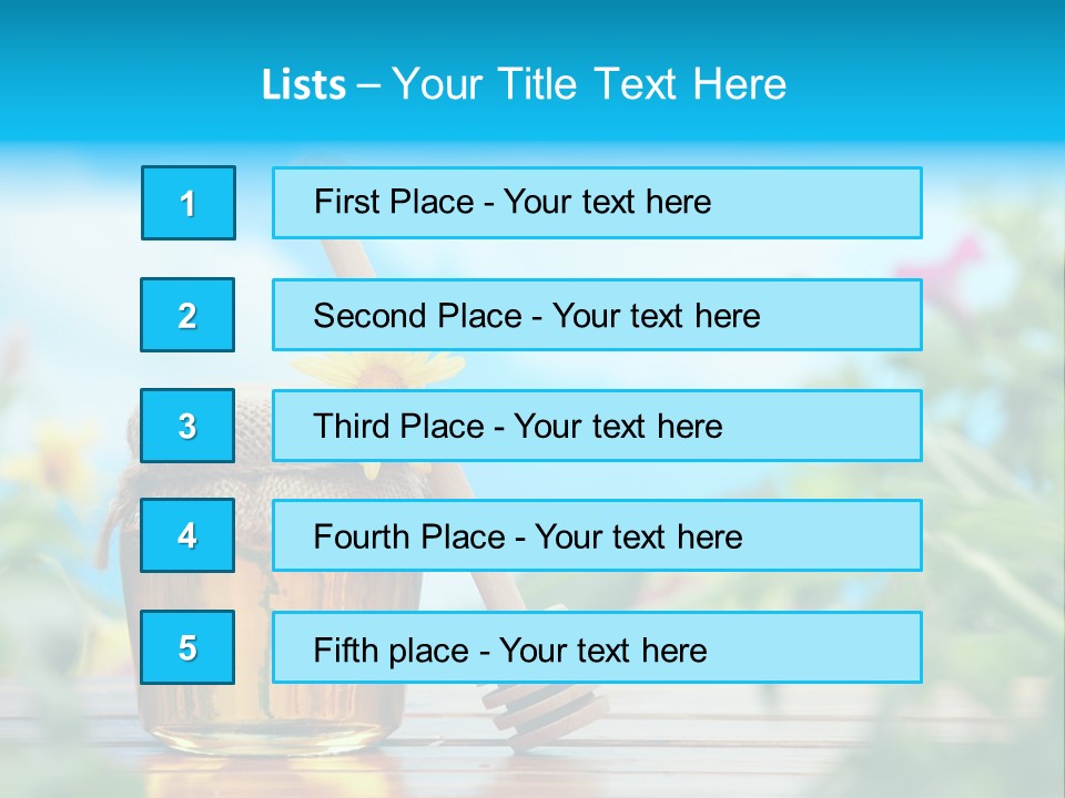 Orange Pollen Background PowerPoint Template