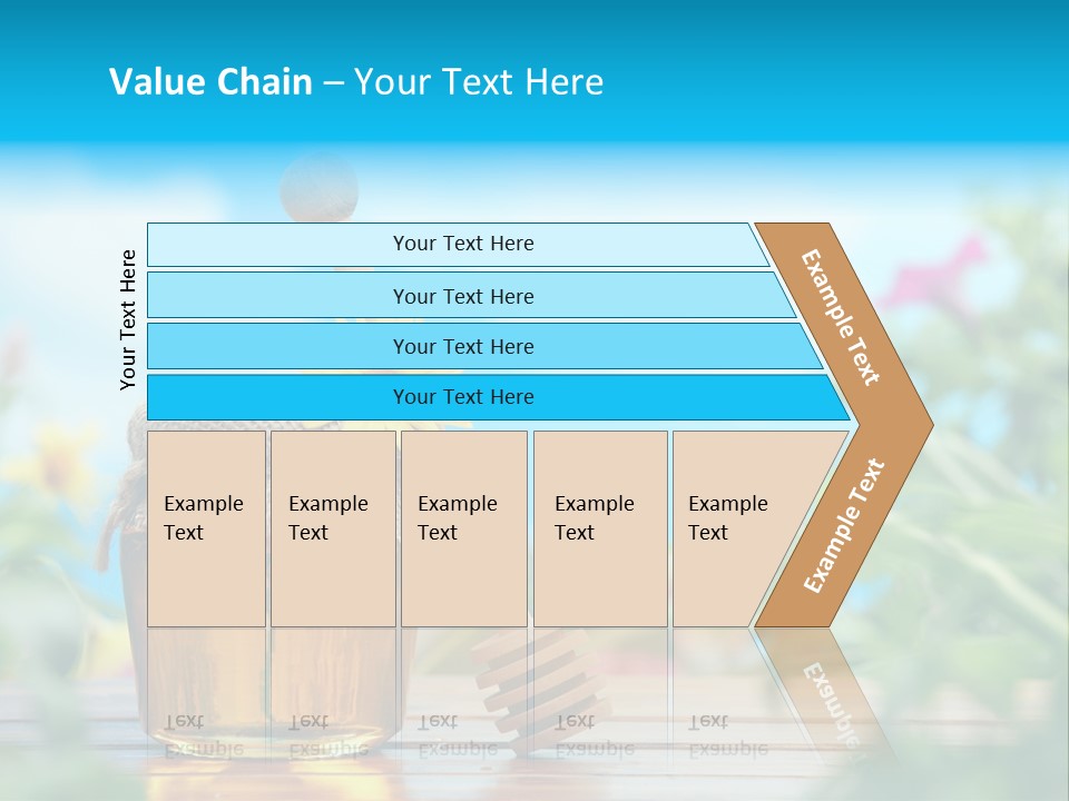 Orange Pollen Background PowerPoint Template