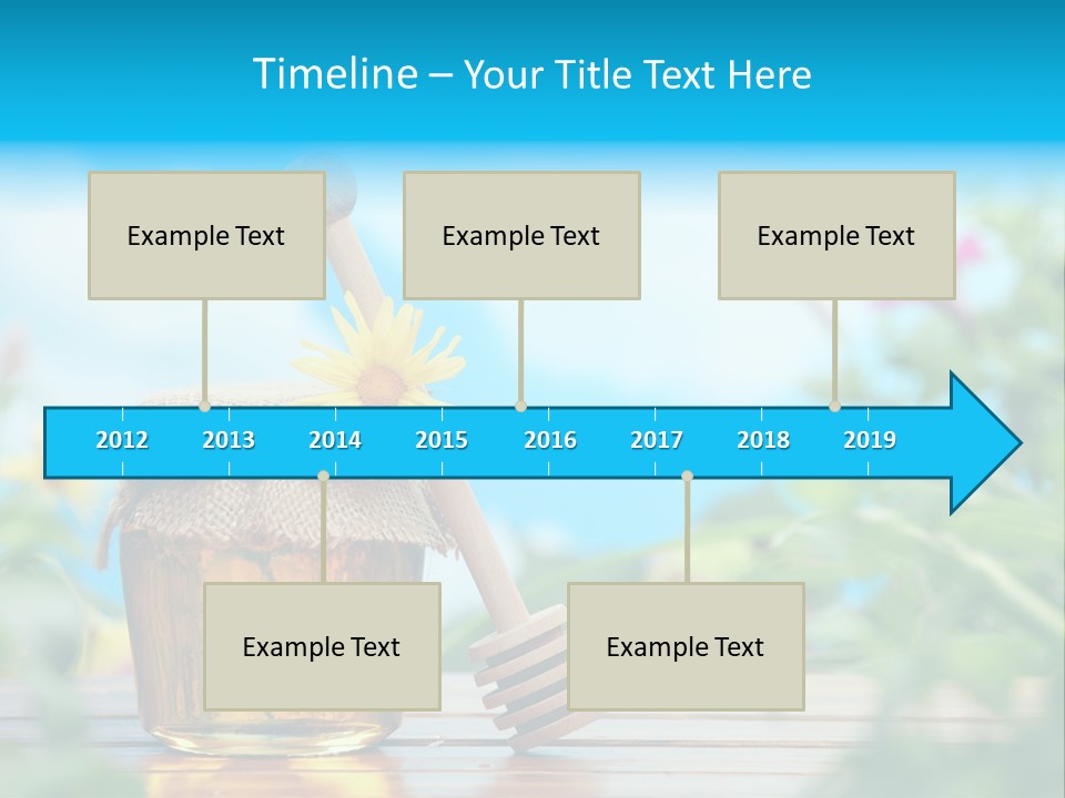 Orange Pollen Background PowerPoint Template