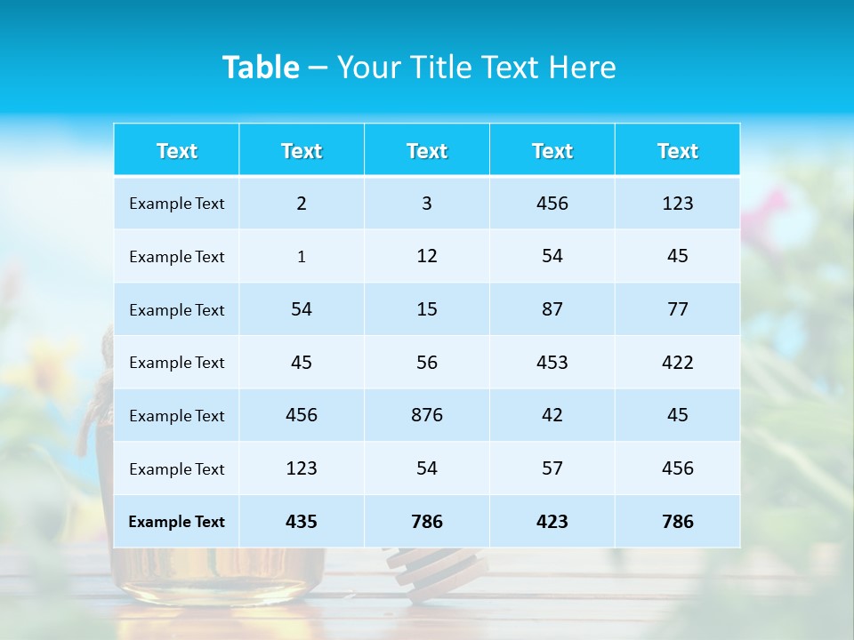 Orange Pollen Background PowerPoint Template